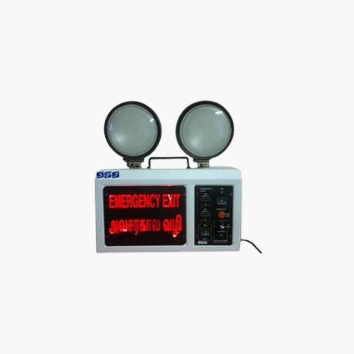 12V Cool White Emergency LED Exit Light